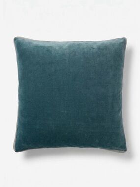 Like New | Birch Lane "Brixen" Luxe Cotton Velvet 18" Throw Pillow Cover